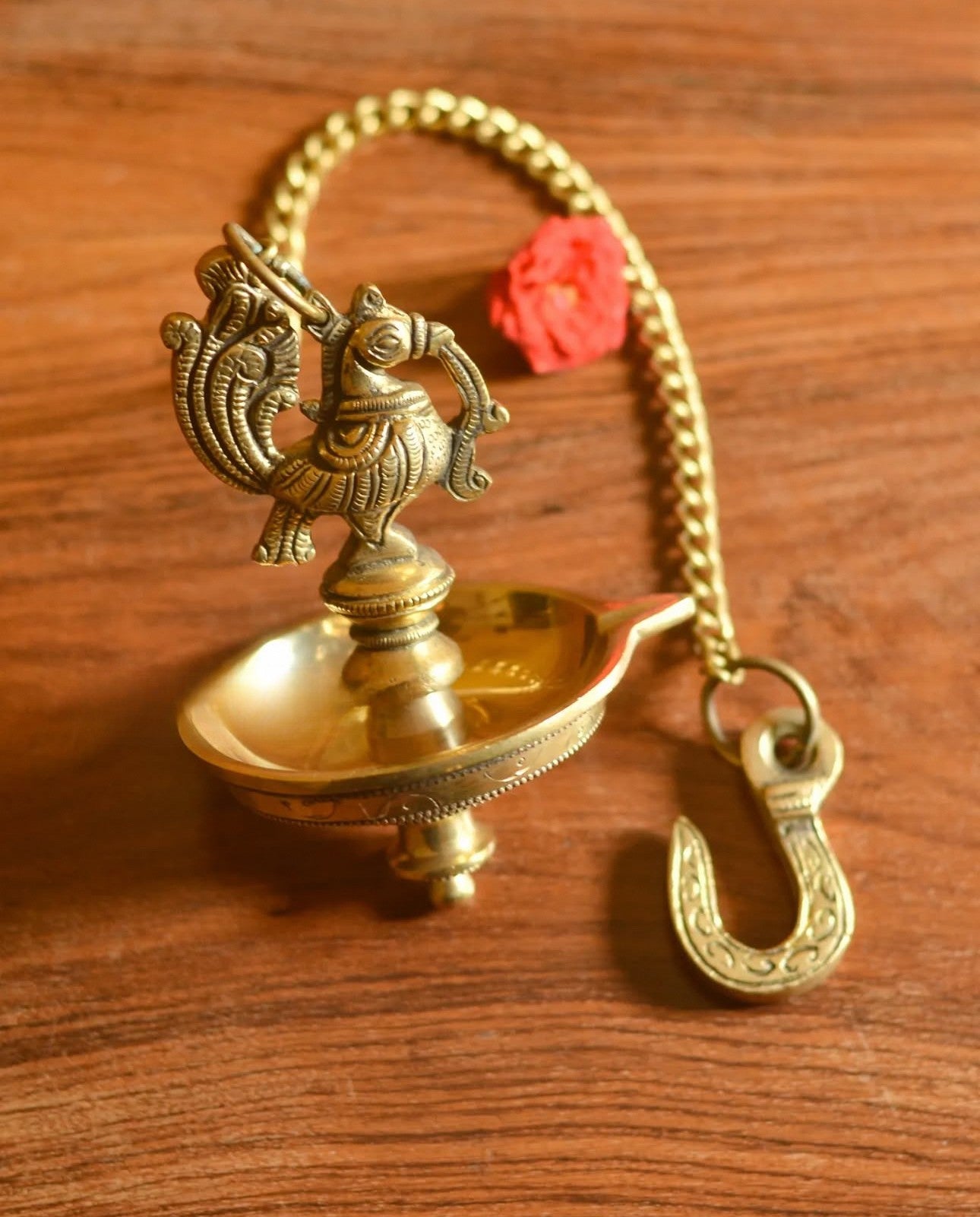 Pradeepa Brass Annapakshi Hanging Lamp