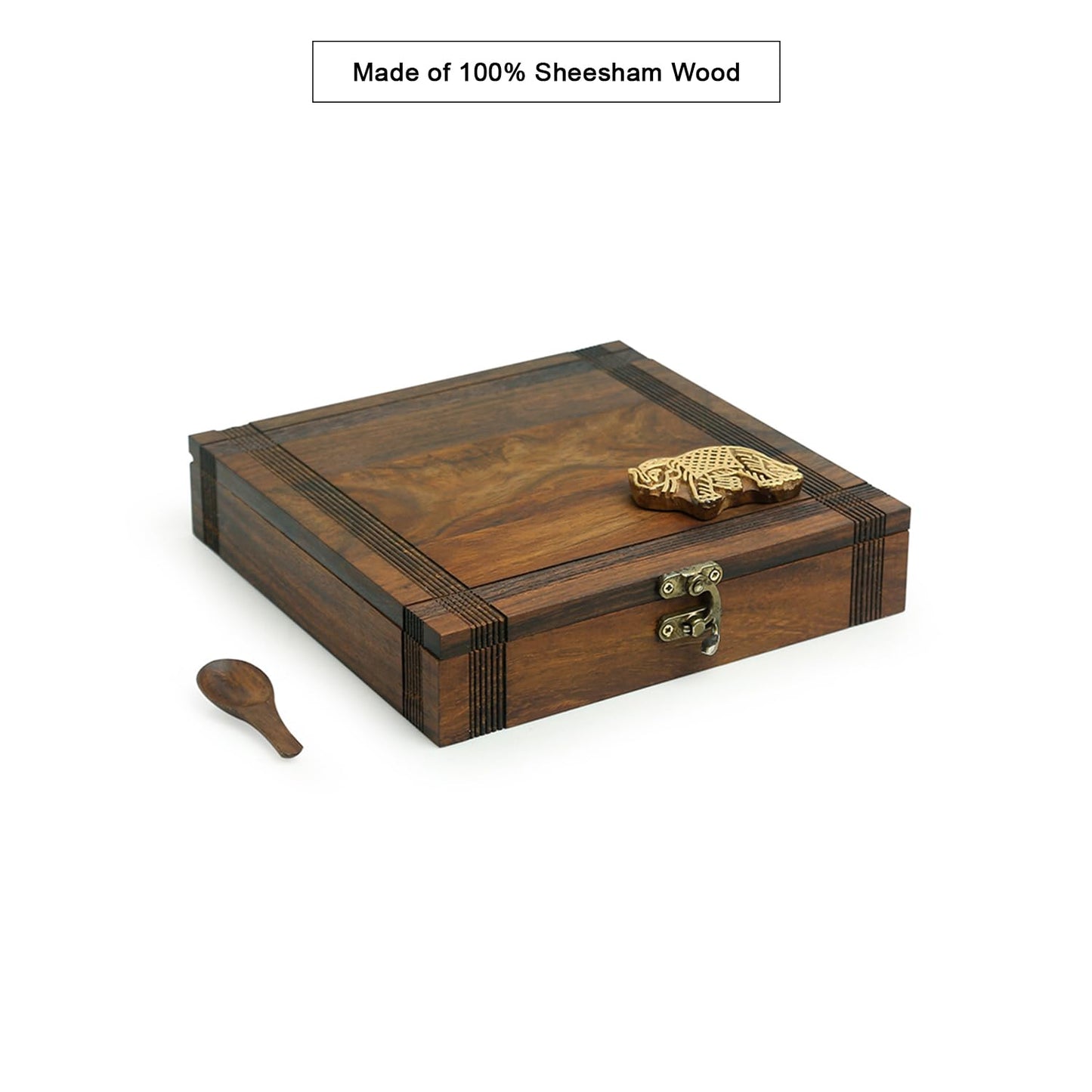 Royal Trunk Wooden Spice Box