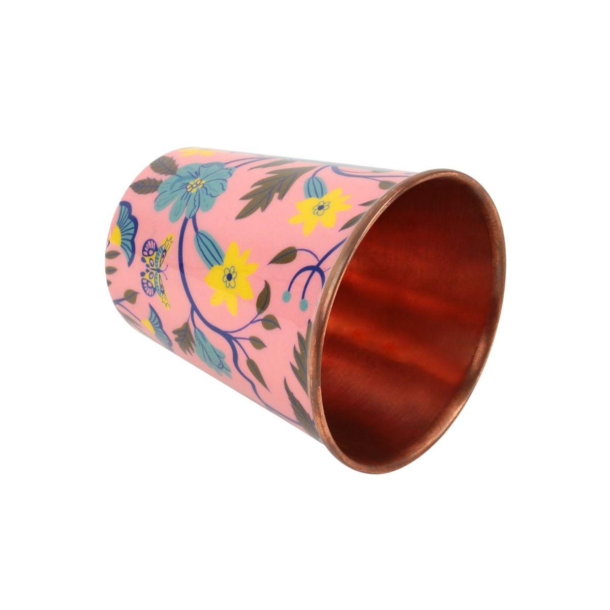 Blush Flora Copper Tumbler