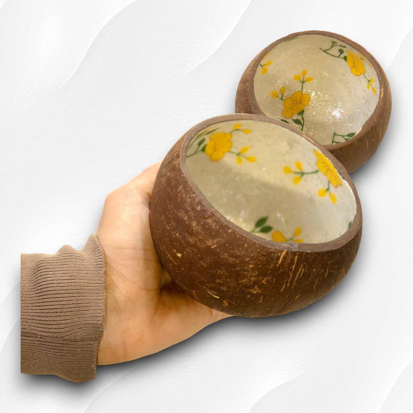 Summer Breeze Coconut Bowls -Set of 2