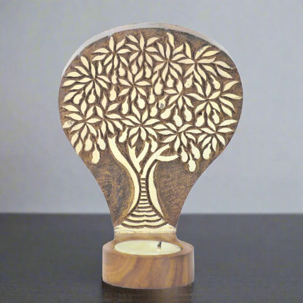 Bodhi Tree Wall and Tabletop Tea Light Holder