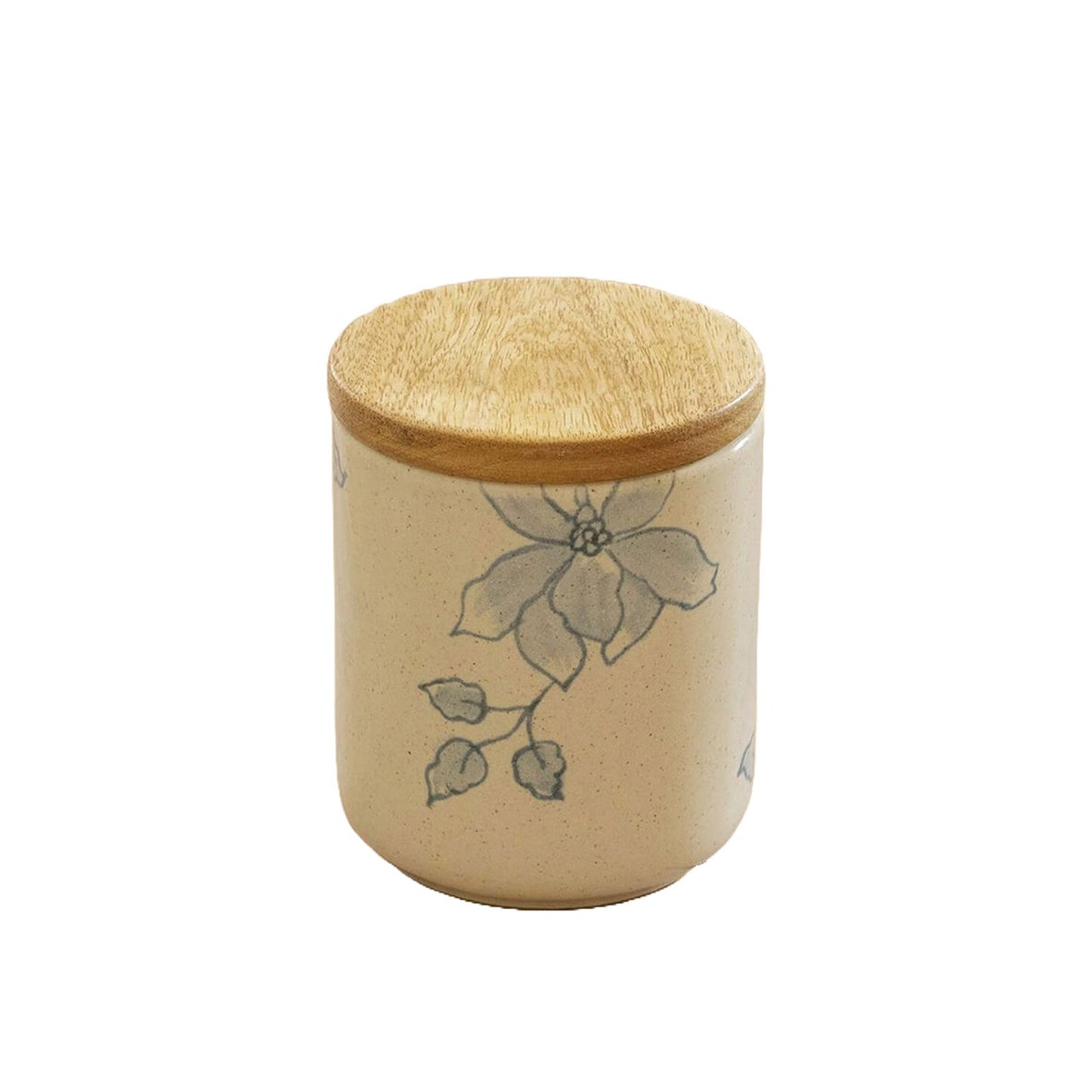Handmade Fiore Ceramic Jar