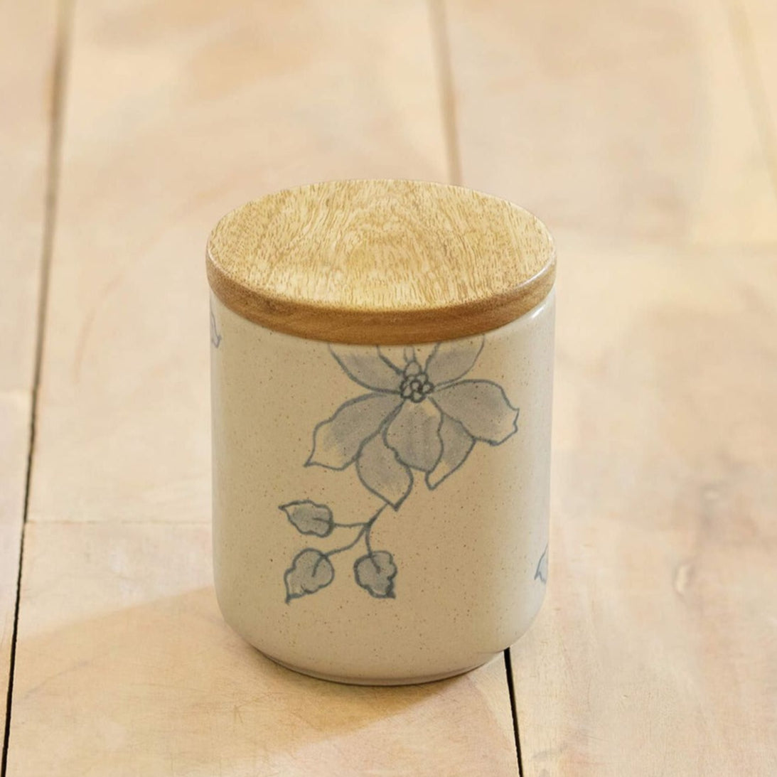Handmade Fiore Ceramic Jar