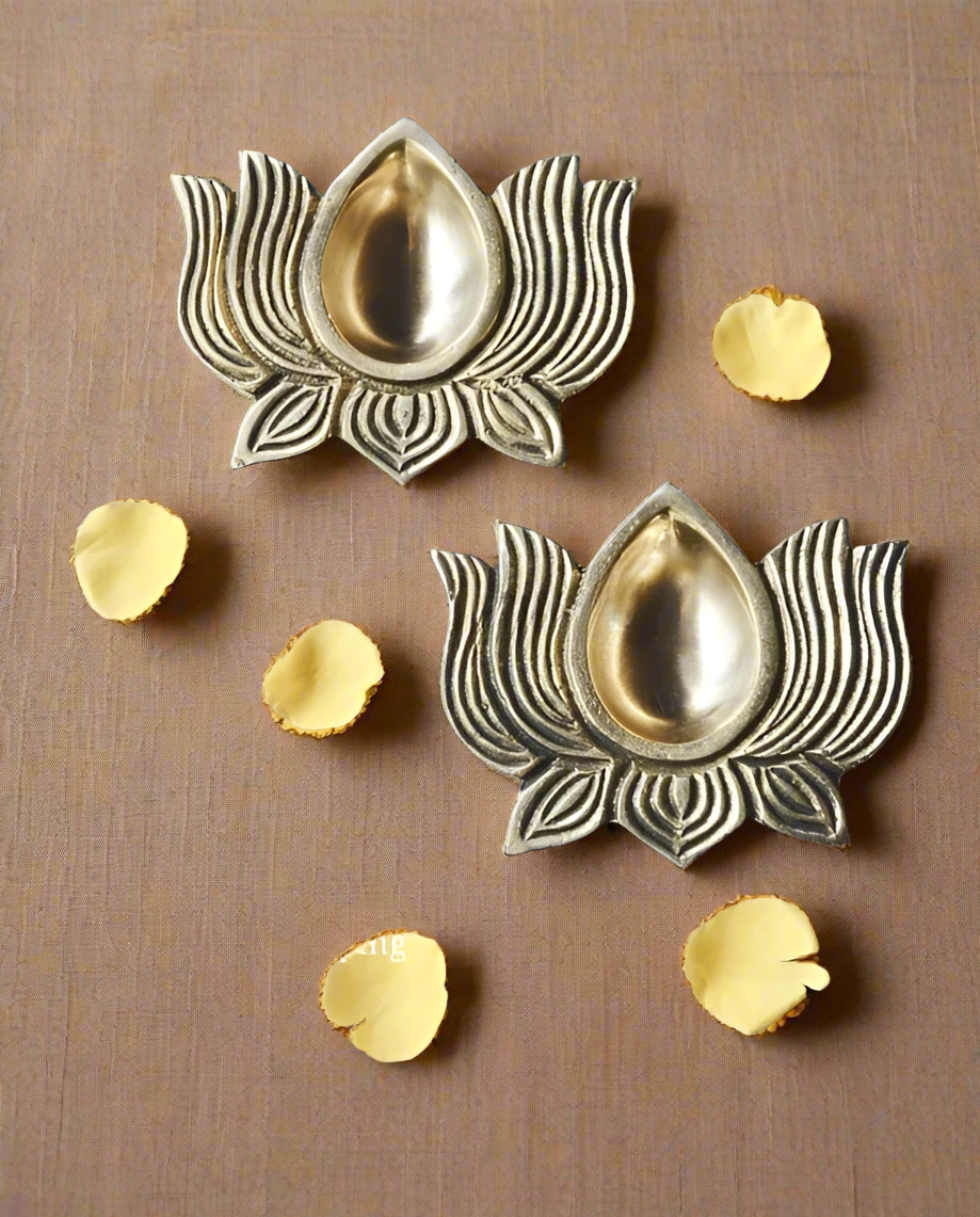 Kamala Brass Deepam (Set of 2)