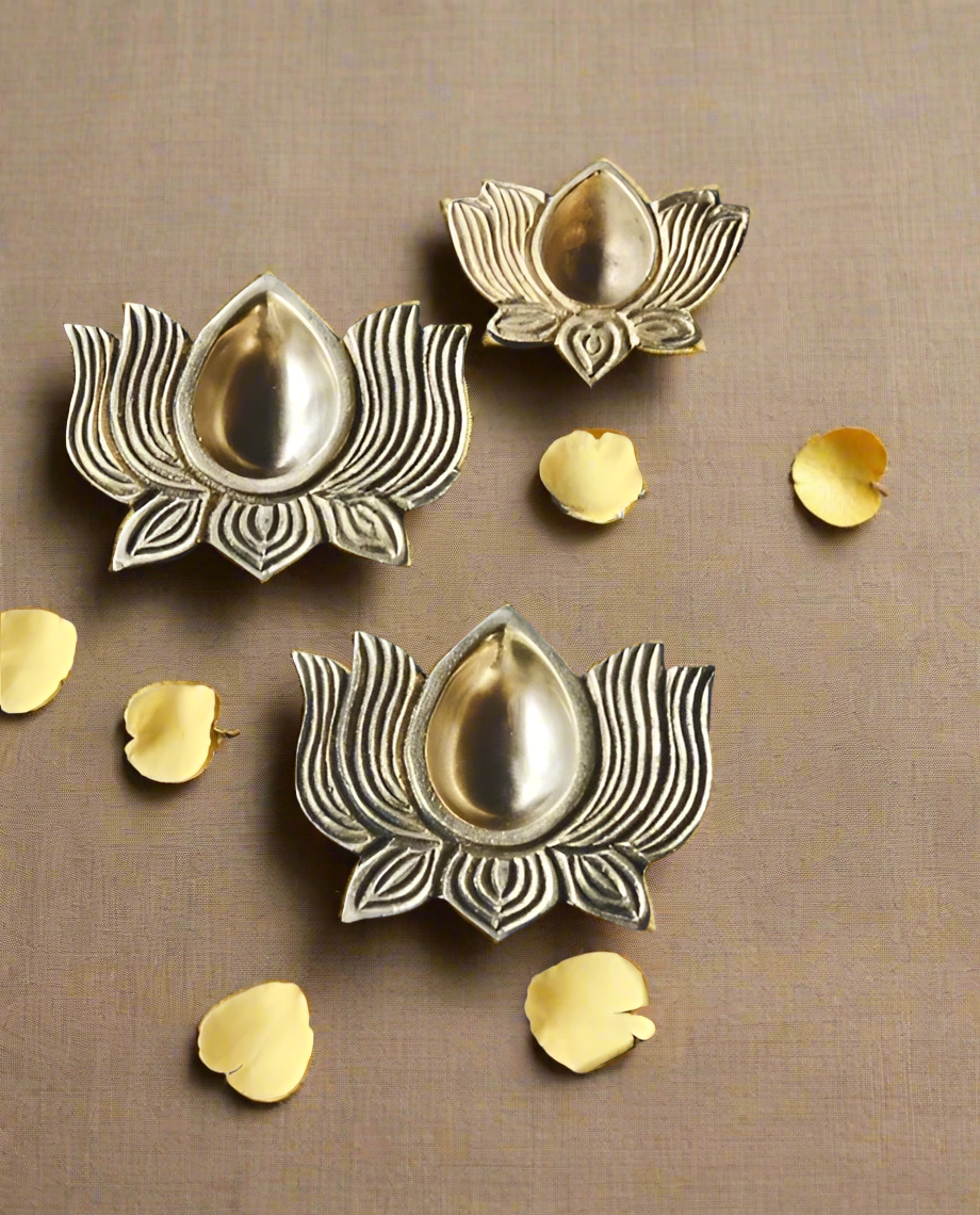 Kamala Brass Deepam (Set of 2)