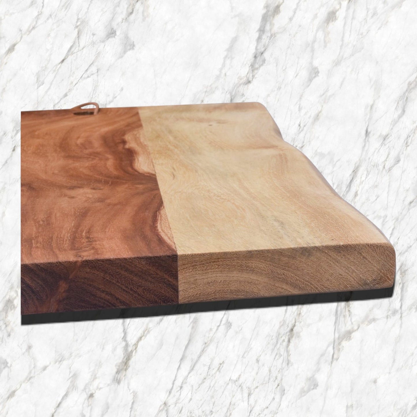 Live Edge Acacia Wood Cutting Board
