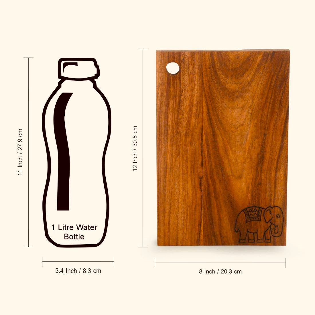 The Royal Guard Hand-Carved Chopping Board