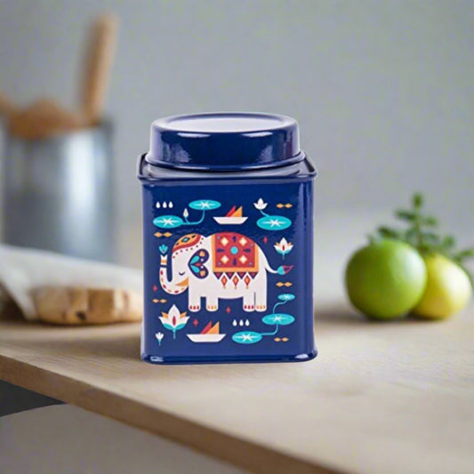 Indigo Tales Storage Tin