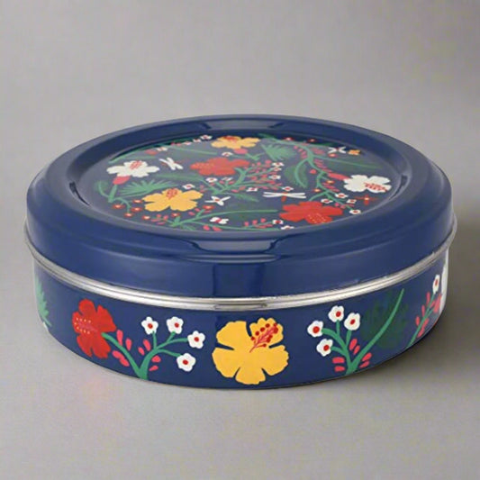 Blue Misty Forest Steel Spice Box