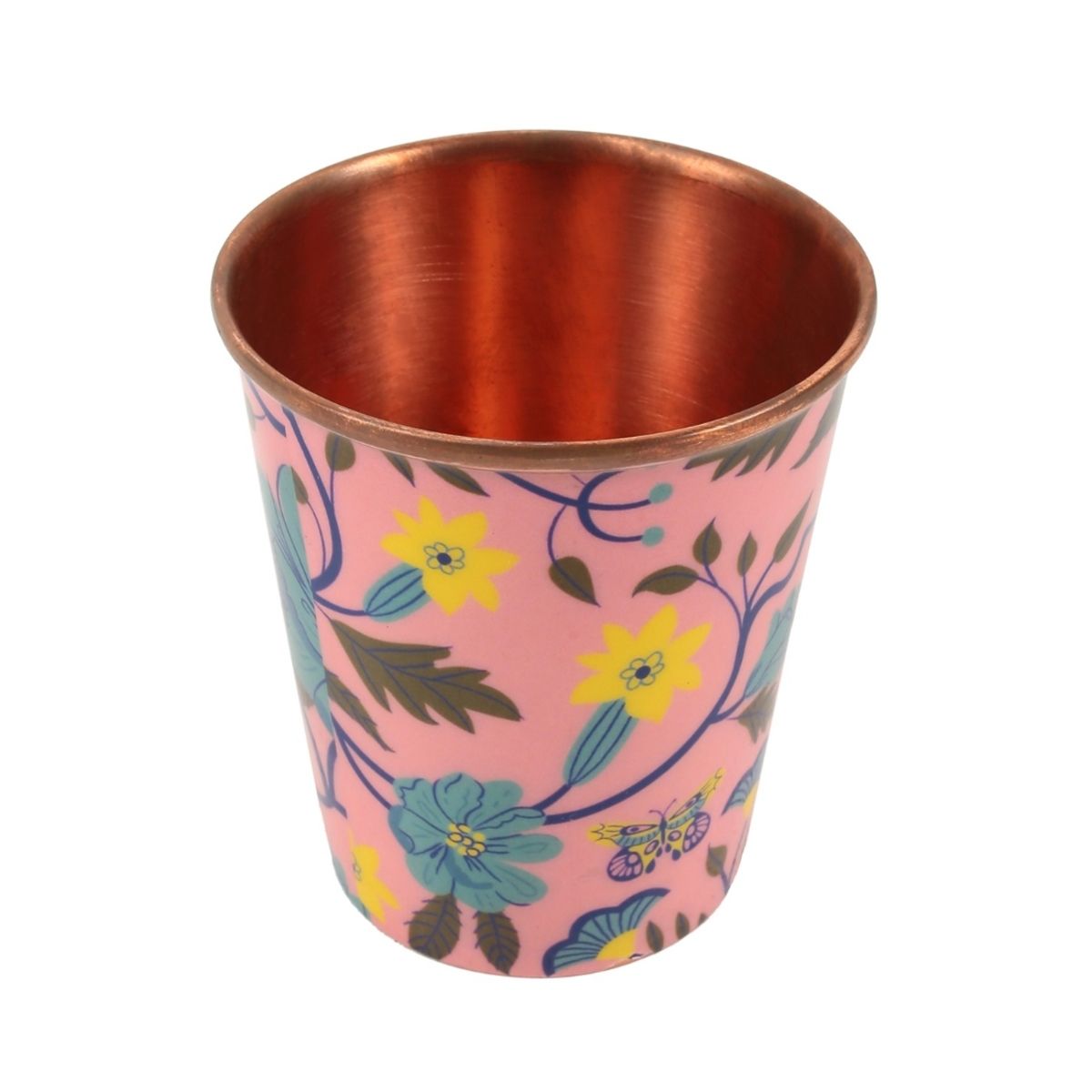Blush Flora Copper Tumbler