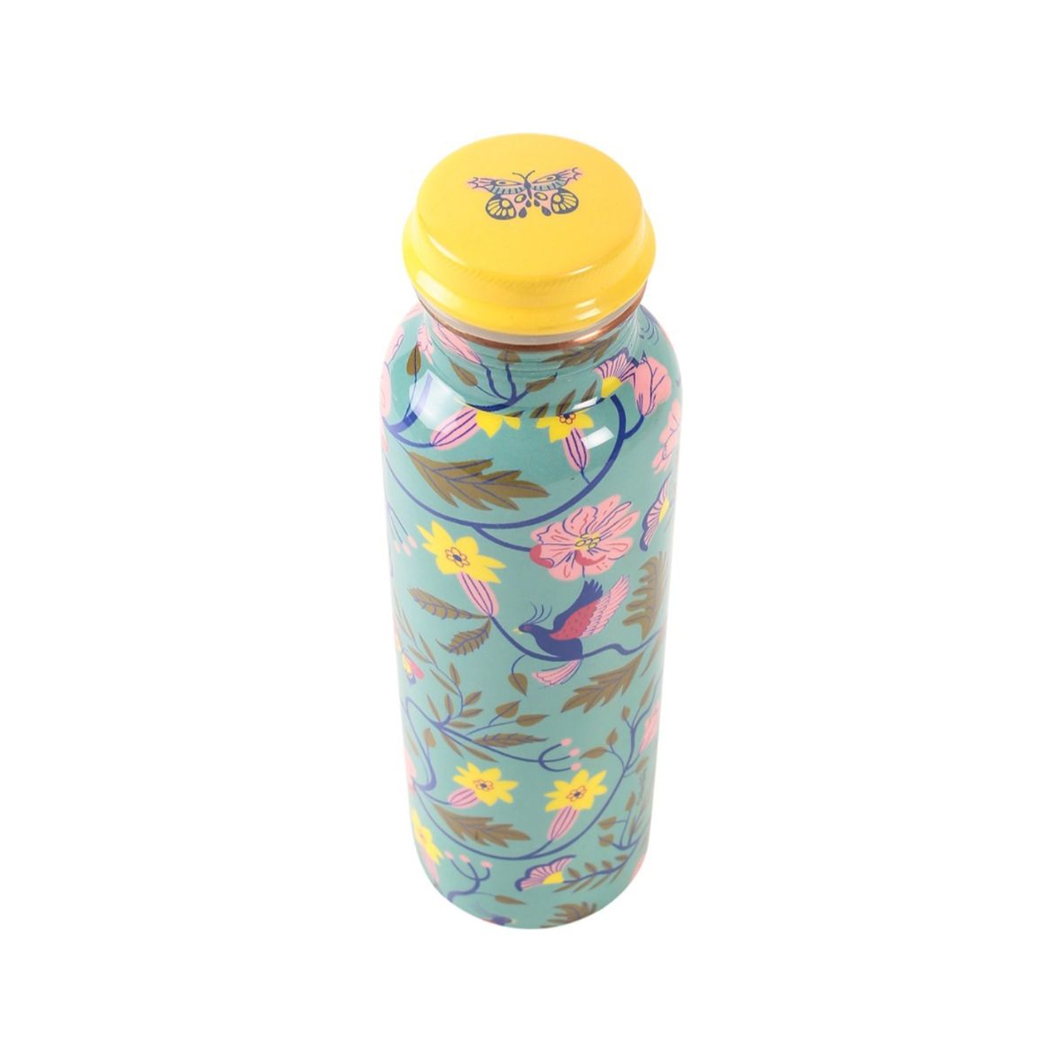 Verdant Blossom Copper Water Bottle
