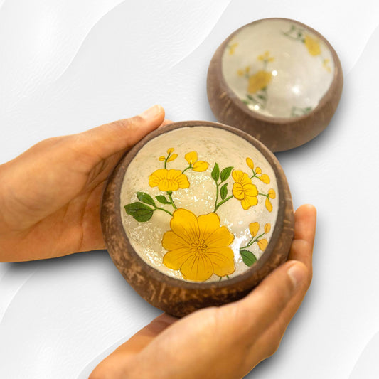 Summer Breeze Coconut Bowls -Set of 2