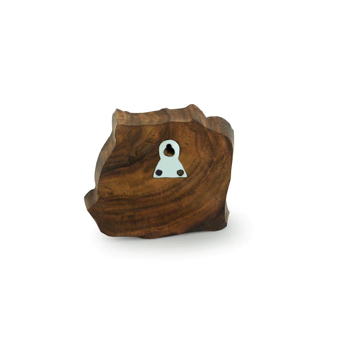 Tusker Duo Hand Carved Block Wall Décor In Sheesham Wood (Set of 2)