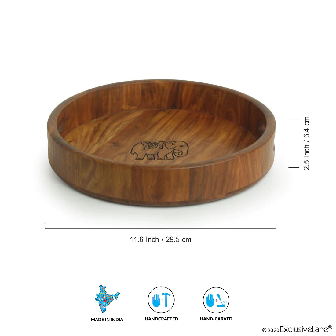 Royal Guard Hand-carved Serving Tray