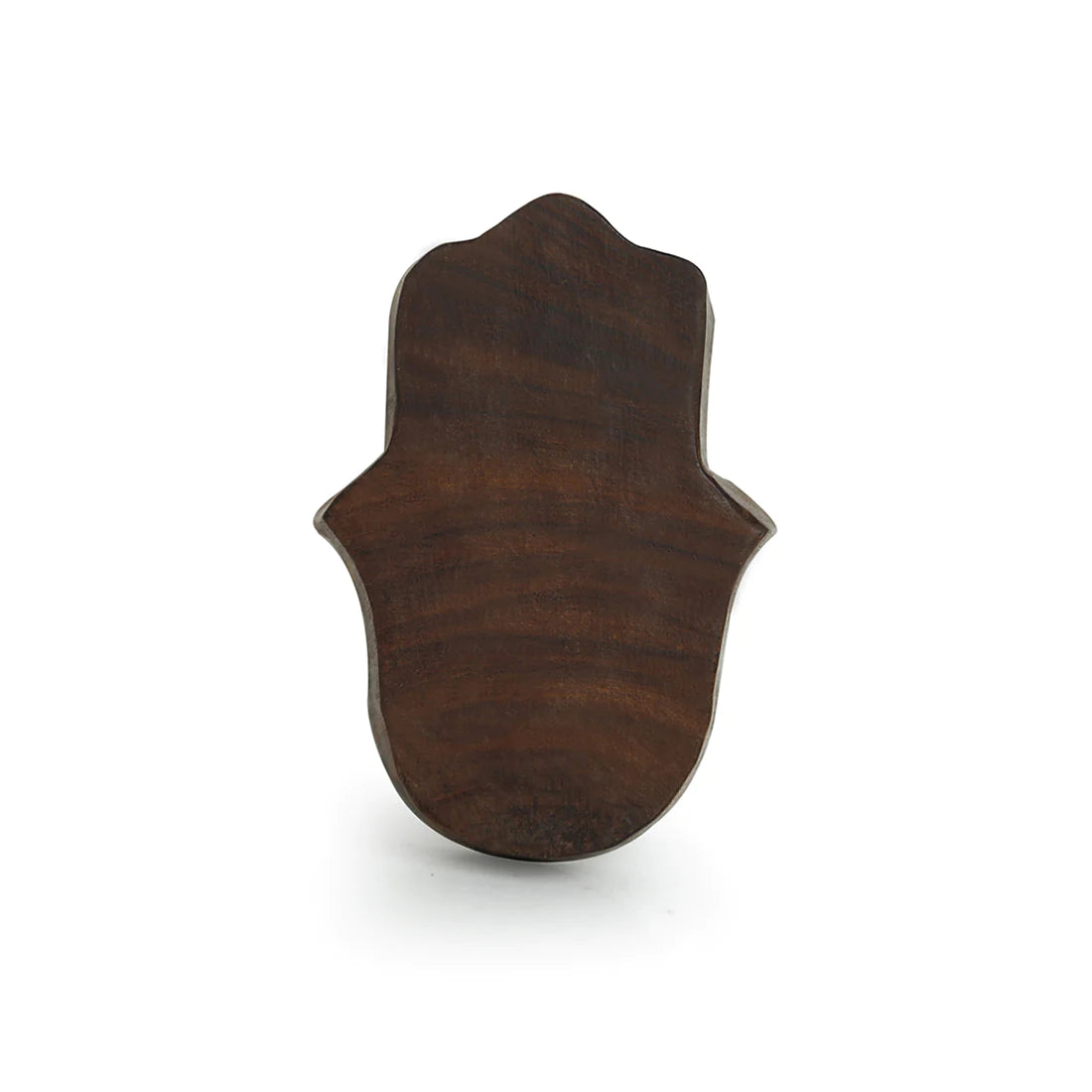 Radiant Palm Hand-Carved Blocks Tea-Light Holders In Sheesham Wood (Set of 2)