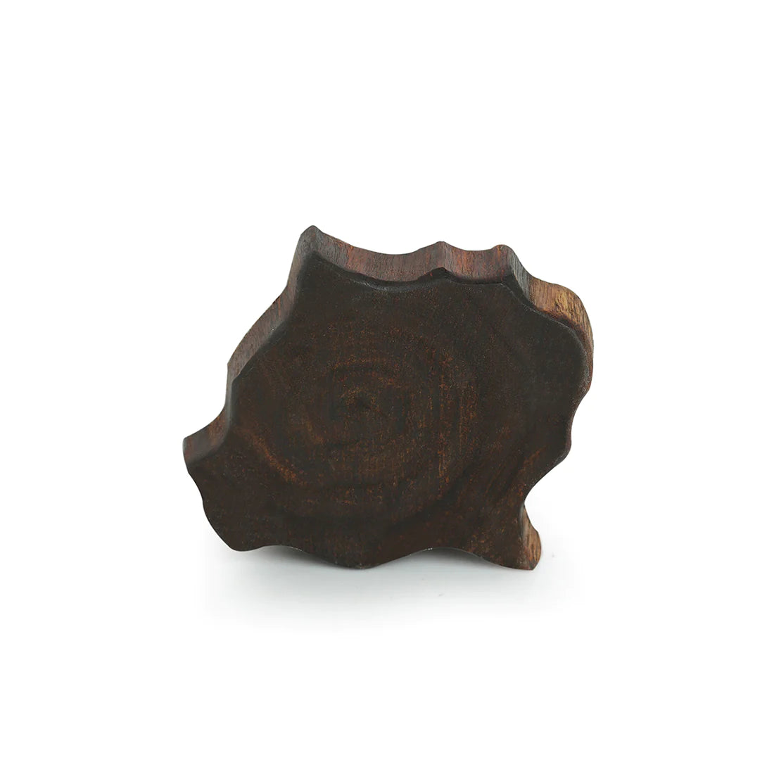 Dazzling Elephant Hand-Carved Blocks Tea-Light Holders In Sheesham Wood (Set of 2)