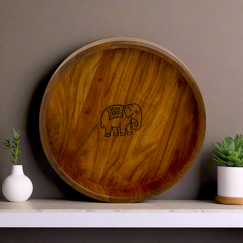 Royal Guard Hand-carved Serving Tray