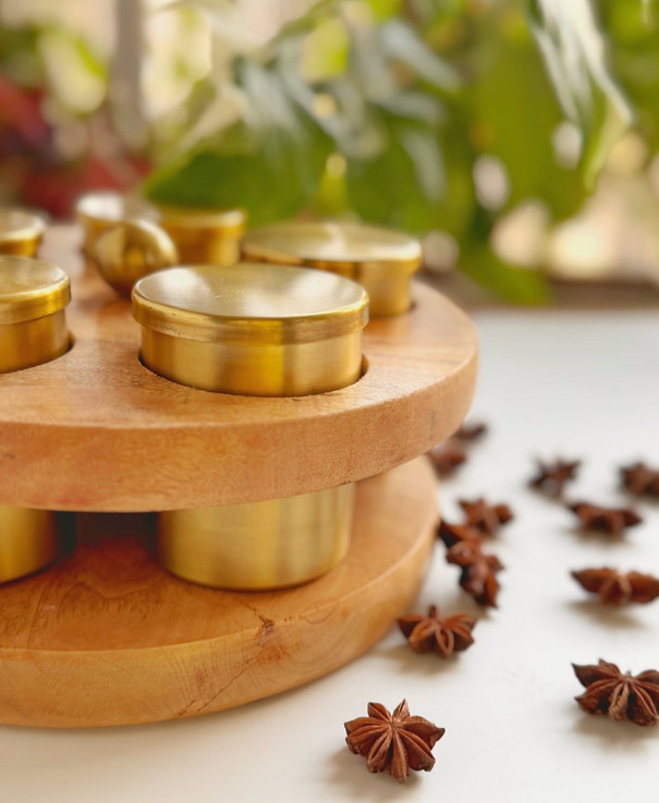Svaad Wooden Spice and Condiment Stand