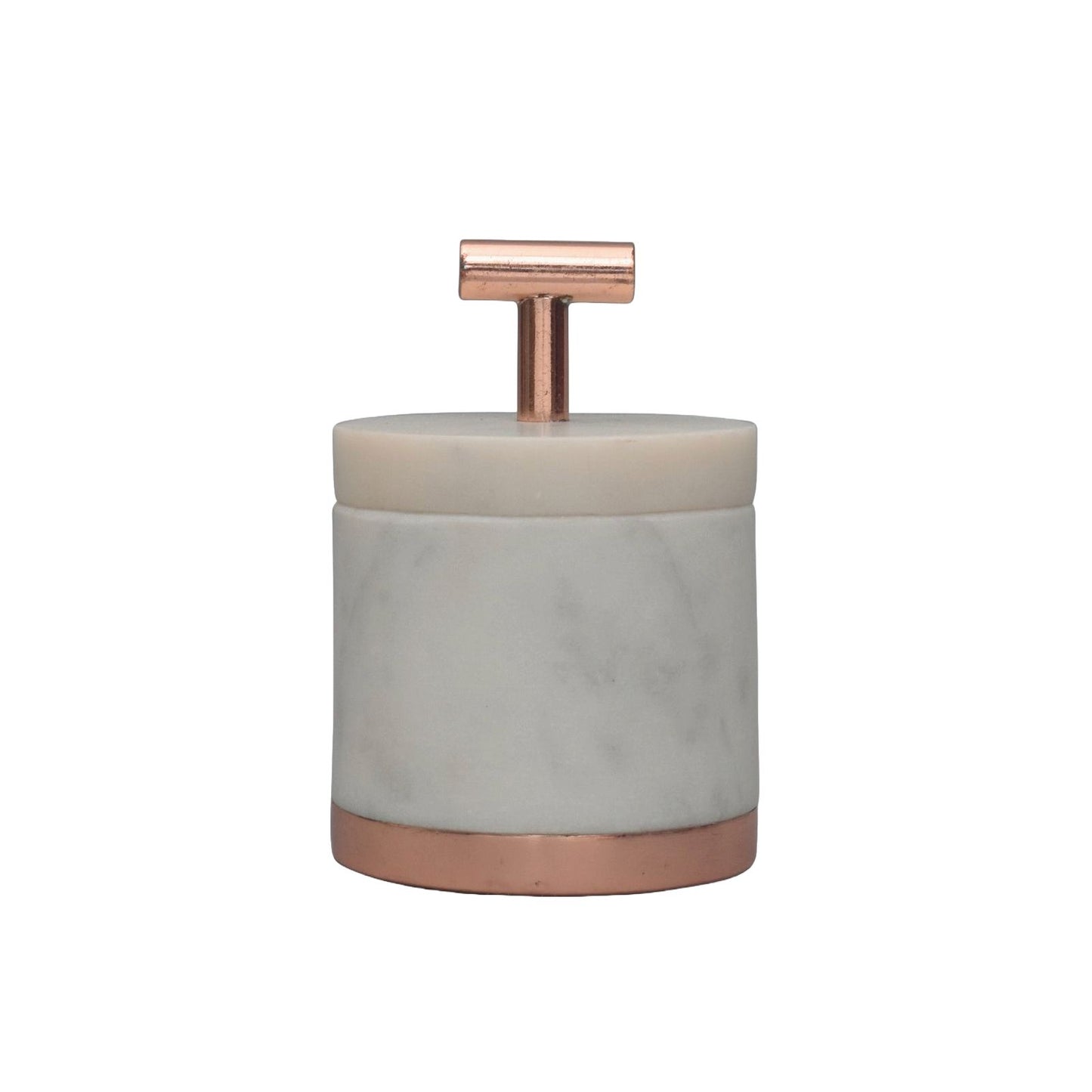 StoneCore Marble & Iron Cellar With Metal  Handle
