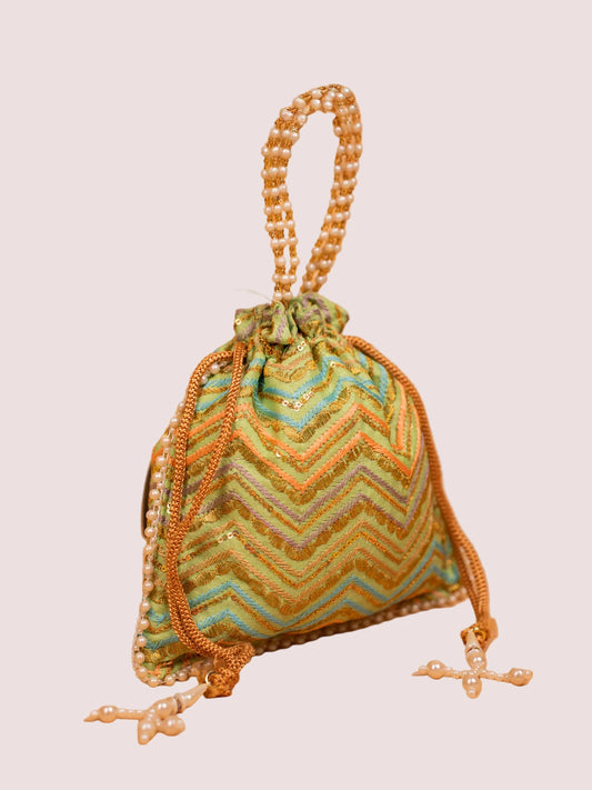 Swarupa Designer Embroidered Potli Bag