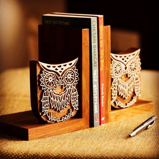 Woodland Watcher Book Ends