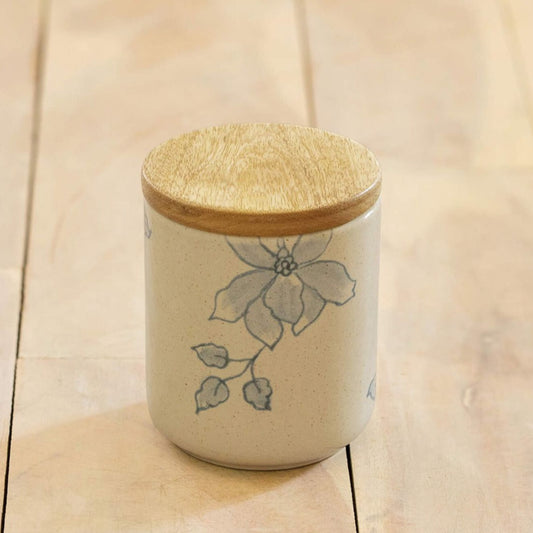 Handmade Fiore Ceramic Jar