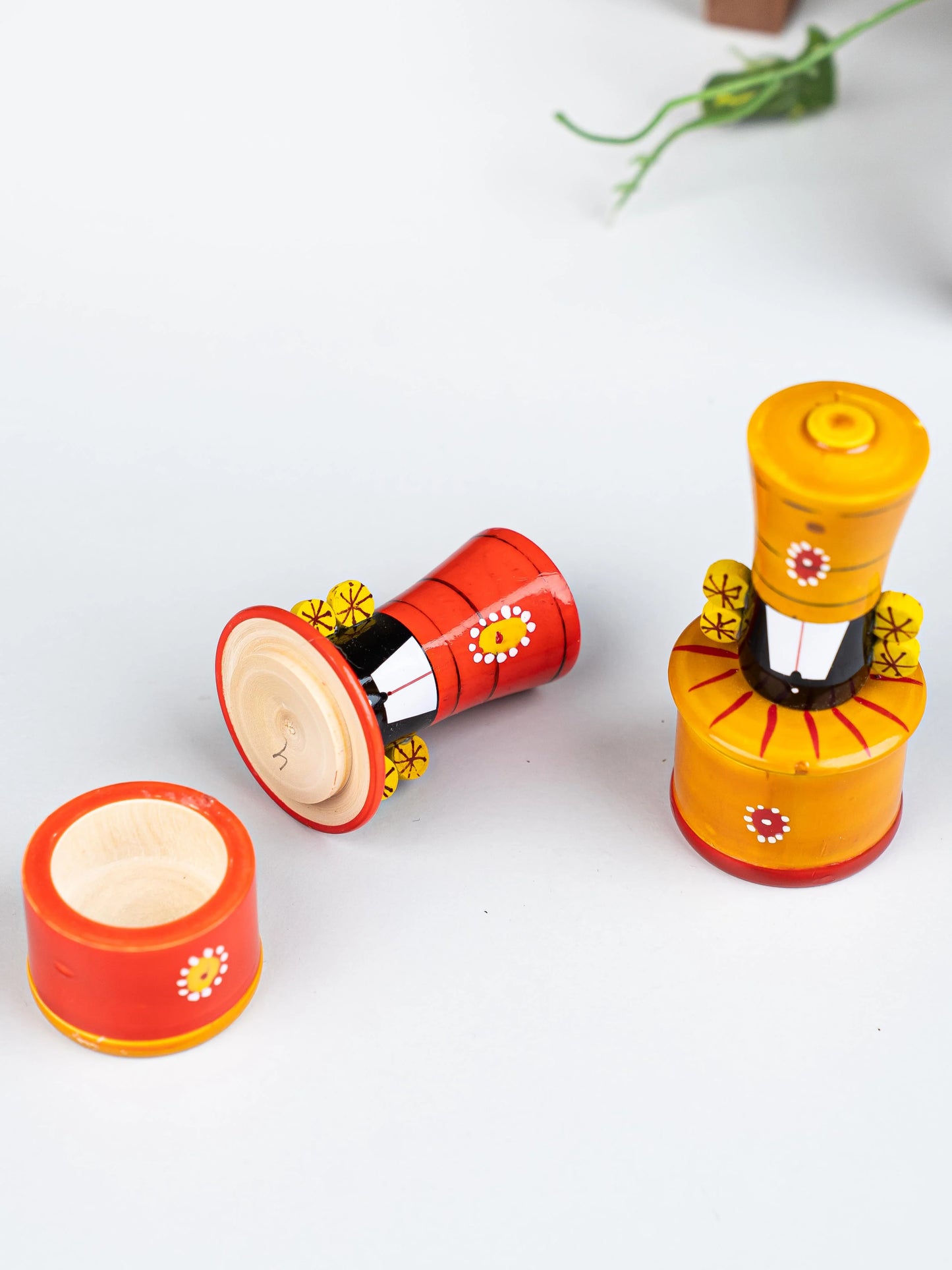 Kalyaanam Etikoppaka Pasupu Kumkama Boxes - Set of 2
