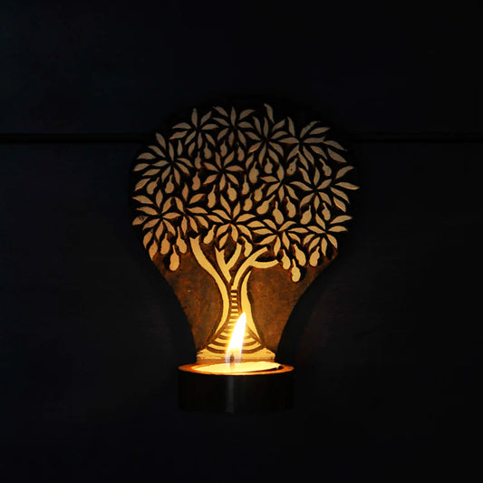 Bodhi Tree Wall and Tabletop Tea Light Holder