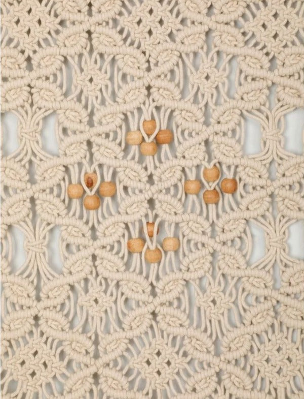 Beads Interconnected Macramé Wall Hanging